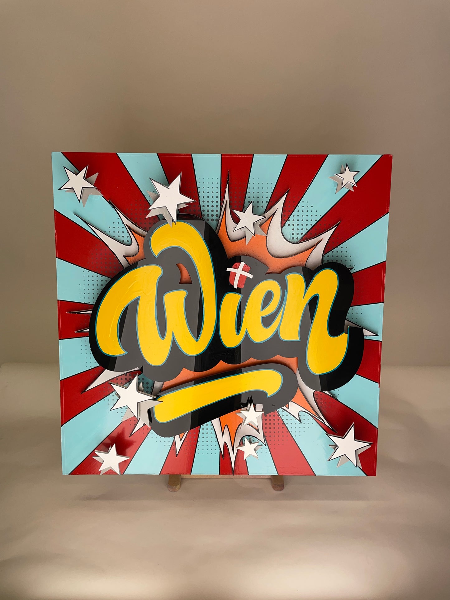 Wien 3D (Unikat) - kostenloser Versand / free shipping!