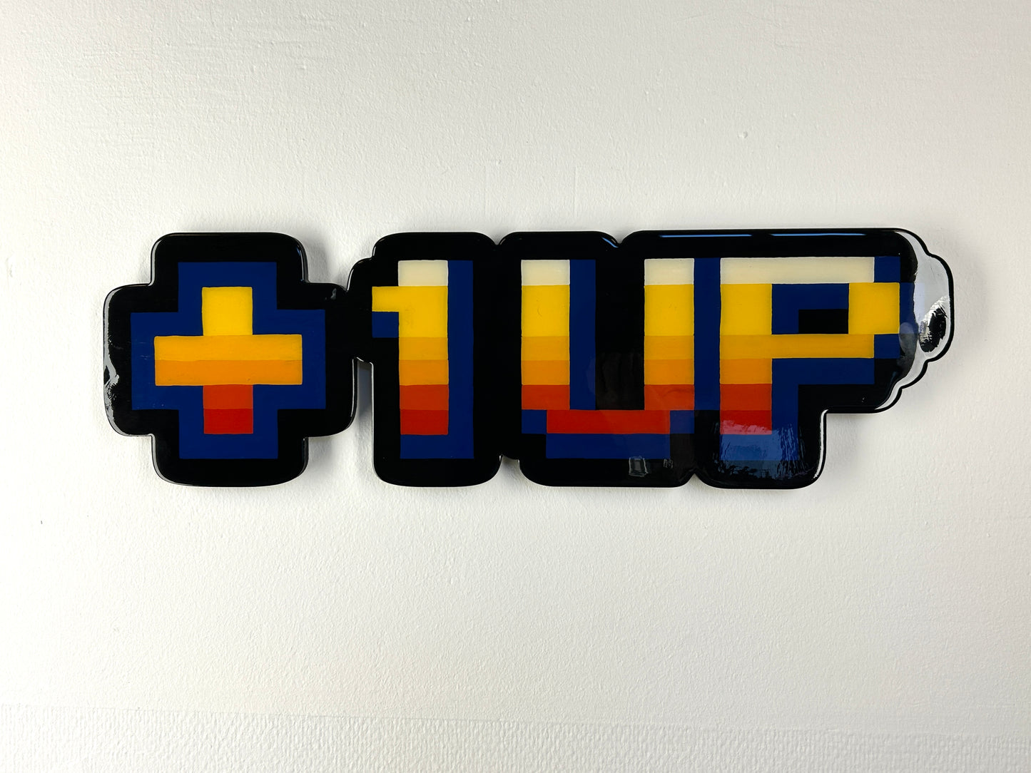 +1UP multicolor (groß) Unikat / kostenloser Versand / free shipping!