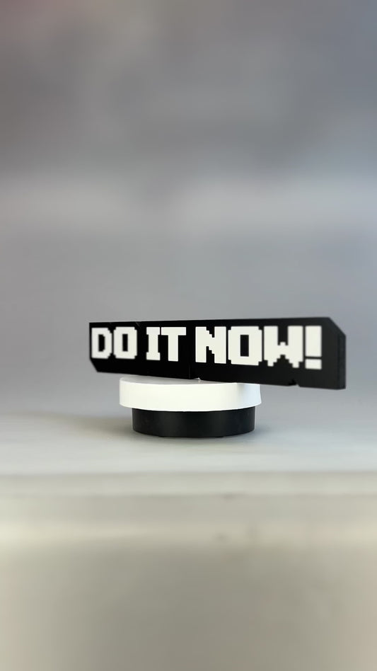 DO IT NOW! - kostenloser Versand / free shipping!