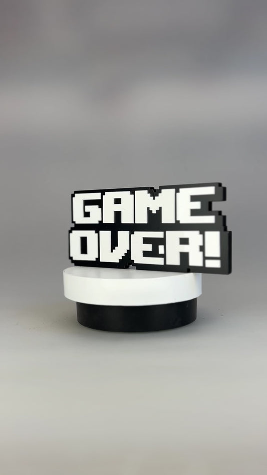 GAME OVER! Special Edition - Cut Outs apliziert / kostenloser Versand / free shipping!